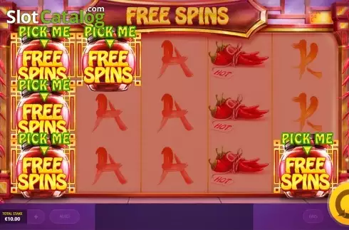 Οθόνη6. Red Hot Slot Κουλοχέρης