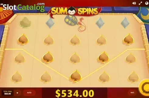 Οθόνη3. Sumo Spins Κουλοχέρης