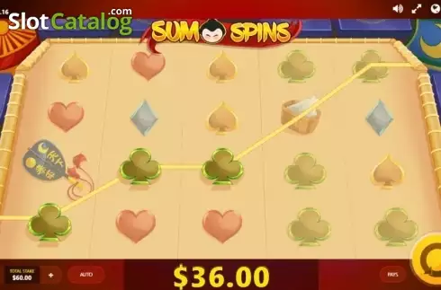 Οθόνη4. Sumo Spins Κουλοχέρης
