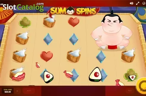 Οθόνη5. Sumo Spins Κουλοχέρης