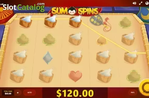 Οθόνη6. Sumo Spins Κουλοχέρης