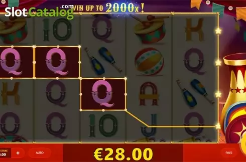 Οθόνη5. Wild Circus (Red Tiger) Κουλοχέρης 