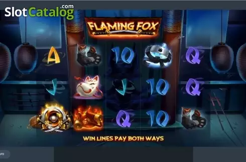 Οθόνη2. Flaming Fox Κουλοχέρης