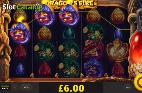 Οθόνη4. Dragon's Fire Κουλοχέρης
