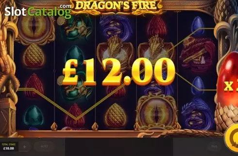 Οθόνη5. Dragon's Fire Κουλοχέρης