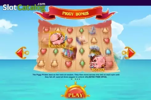 Οθόνη5. Piggy Pirates Κουλοχέρης