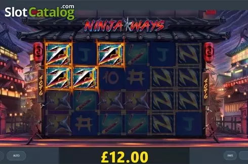 Οθόνη4. Ninja Ways Κουλοχέρης