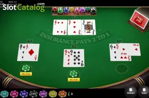 Οθόνη2. Classic Blackjack (Red Tiger) Κουλοχέρης
