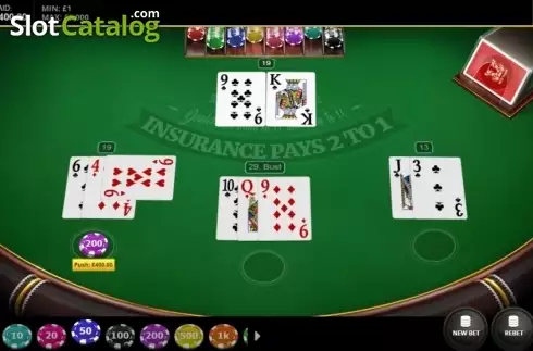 Οθόνη3. Classic Blackjack (Red Tiger) Κουλοχέρης