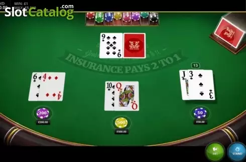 Οθόνη4. Classic Blackjack (Red Tiger) Κουλοχέρης