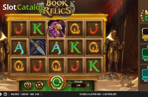 Οθόνη3. Book of Relics Κουλοχέρης