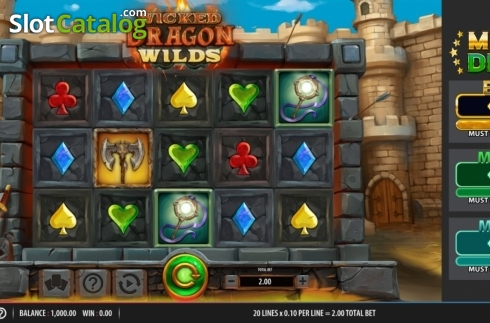 Οθόνη3. Wicked Dragon Wilds Κουλοχέρης