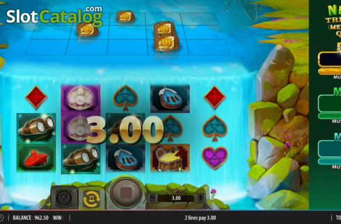 Οθόνη5. Nessie's Treasure Mega Drop Quest Κουλοχέρης