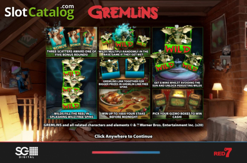 Οθόνη2. Gremlins Κουλοχέρης
