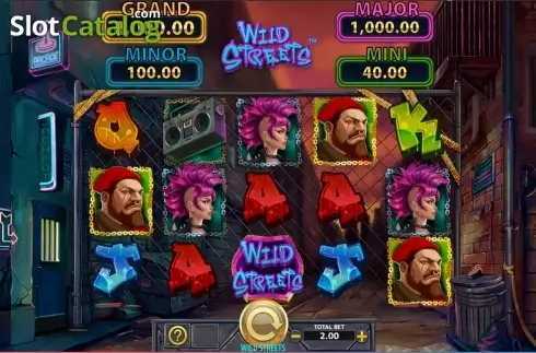 Οθόνη3. Wild Streets (Red7) Κουλοχέρης
