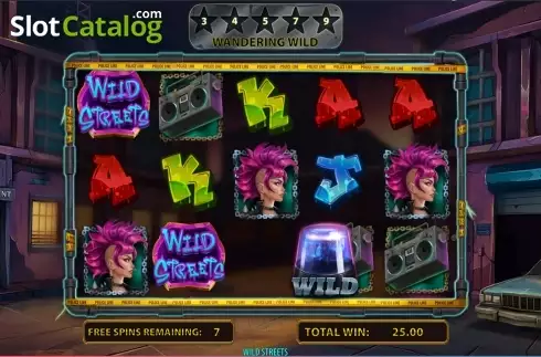 Οθόνη9. Wild Streets (Red7) Κουλοχέρης