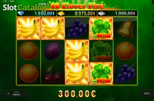 Οθόνη3. 40 Clover Fire Κουλοχέρης