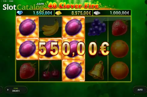 Οθόνη4. 40 Clover Fire Κουλοχέρης