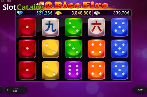 Οθόνη2. 40 Dice Fire Κουλοχέρης