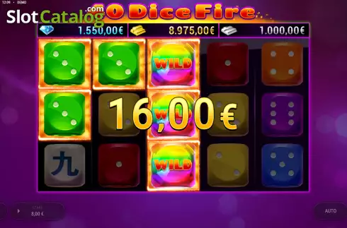 Οθόνη3. 40 Dice Fire Κουλοχέρης