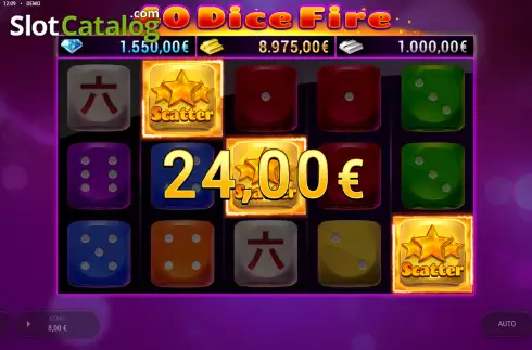 Οθόνη4. 40 Dice Fire Κουλοχέρης