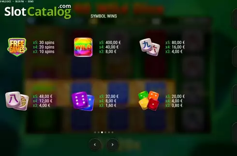 Οθόνη9. 40 Wild Dice Κουλοχέρης