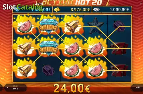Οθόνη3. Action Hot 20 Κουλοχέρης