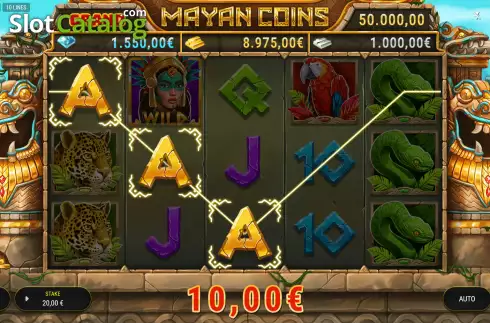 Οθόνη3. Mayan Coins: Lock and Cash Κουλοχέρης
