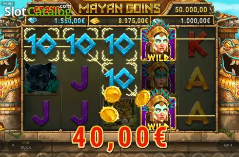 Οθόνη4. Mayan Coins: Lock and Cash Κουλοχέρης