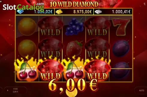 Οθόνη3. 10 Wild Diamond Κουλοχέρης