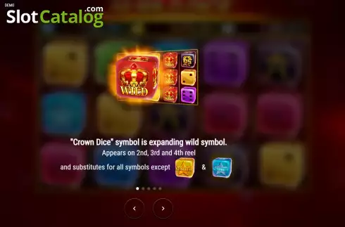 Οθόνη5. 10 Wild Dice (Redstone) Κουλοχέρης