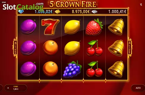 Οθόνη2. 5 Crown Fire Κουλοχέρης