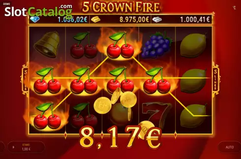 Οθόνη3. 5 Crown Fire Κουλοχέρης