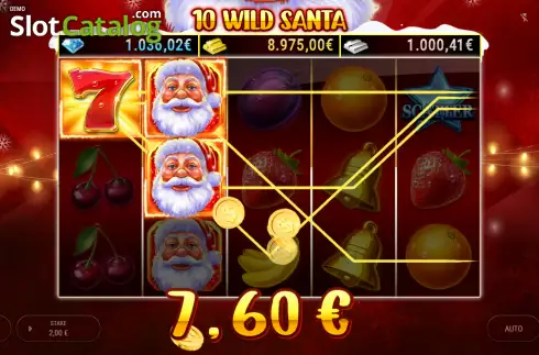 Οθόνη3. 10 Wild Santa Κουλοχέρης