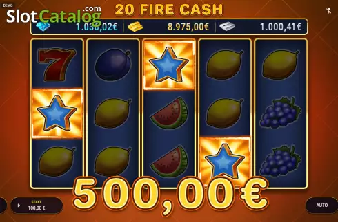 Οθόνη4. 20 Fire Cash Κουλοχέρης