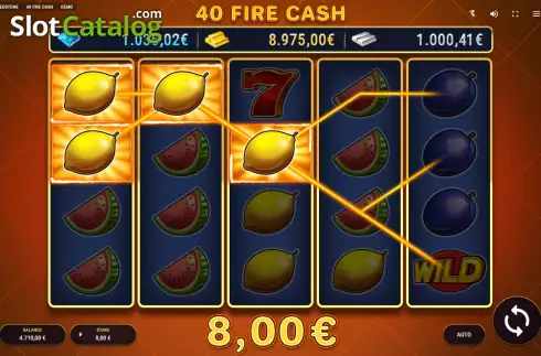Οθόνη4. 40 Fire Cash Κουλοχέρης