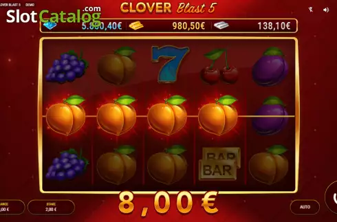 Οθόνη3. Clover Blast 5 Κουλοχέρης