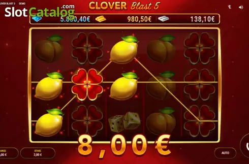 Οθόνη4. Clover Blast 5 Κουλοχέρης