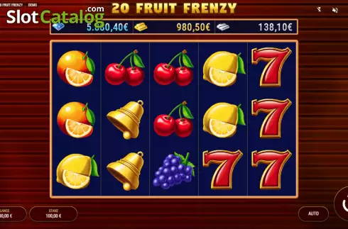 Οθόνη2. 20 Fruit Frenzy Κουλοχέρης