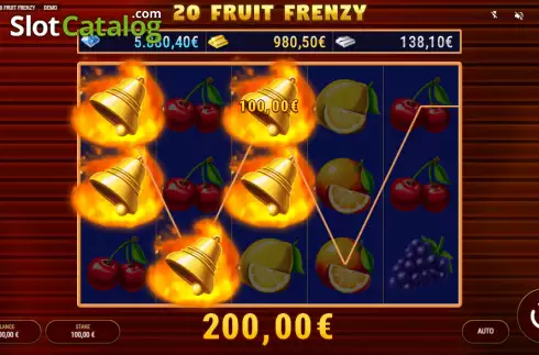 Οθόνη3. 20 Fruit Frenzy Κουλοχέρης