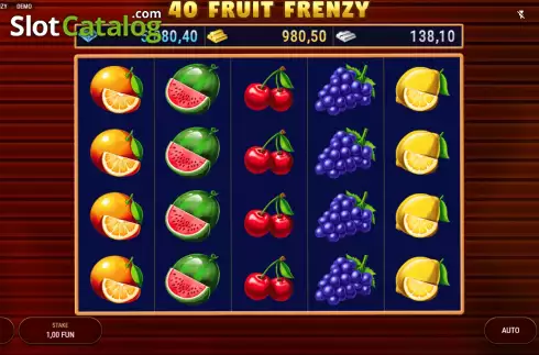 Οθόνη2. 40 Fruit Frenzy Κουλοχέρης