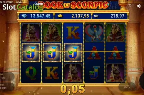 Οθόνη3. Book of Scorpio Double Chance Κουλοχέρης