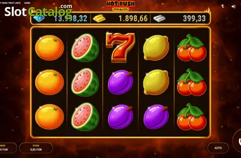 Οθόνη2. Hot Rush Fruit Lines Κουλοχέρης