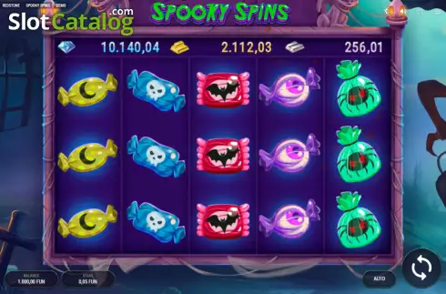Οθόνη2. Spooky Spins Κουλοχέρης