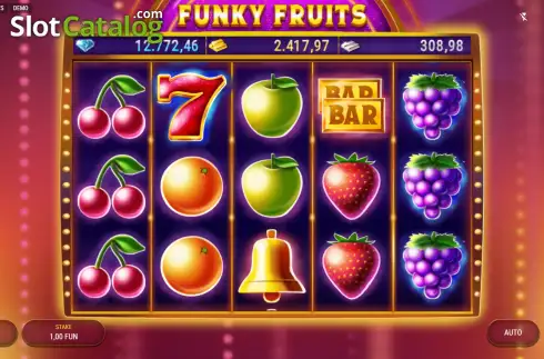 Οθόνη2. Funky Fruits (Redstone) Κουλοχέρης