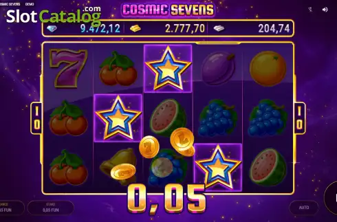 Οθόνη3. Cosmic Sevens Κουλοχέρης