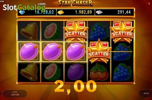 Οθόνη3. Star Chaser Κουλοχέρης