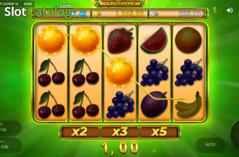 Οθόνη3. Multi Clover 10 Κουλοχέρης