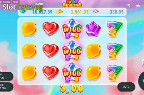 Οθόνη3. Sweet Respins Κουλοχέρης