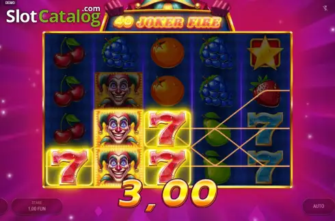 Οθόνη3. 40 Joker Fire Κουλοχέρης